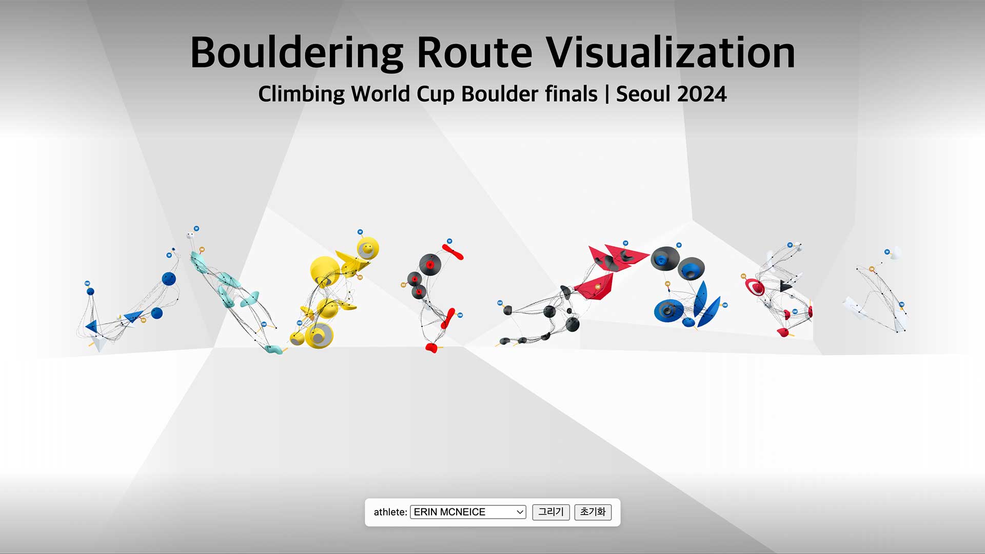 Bouldering Route Visualization